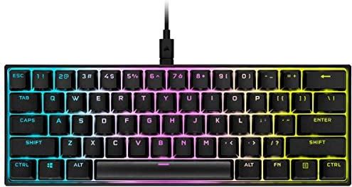 Corsair - K65 RGB Mini - Mechanisch Gamingtoetsenbord - Zwart - Cherry MX Red - iCUE-compatibel - QWERTY ES
