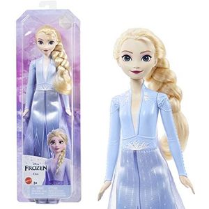 Disney Frozen speelgoed, Elsa modepop met bijbehorende kleding en accessoires, geïnspireerd op Disney's Frozen 2, cadeaus voor kinderen, HLW48