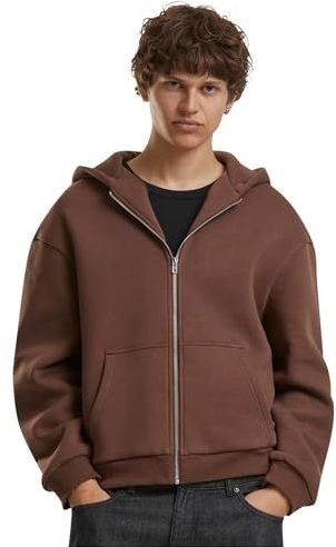 Build Your Brand Fluffy Sweatshirt Met Rits