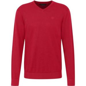 bugatti heren trui v-hals, rood, XL