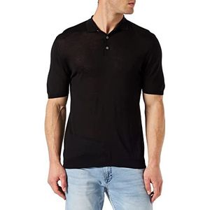 Gianni Lupo GL33679 Poloshirt, zwart, XXL voor heren