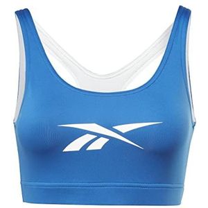 Reebok Sportbeha voor dames, Vector blauw/Glen groen, XS