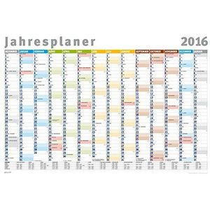 empireposter - Jaarplanner - 2016 - grootte (cm), ca. 91,5x61 - poster, NIEUW -
