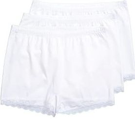 Ulla Popken - Broekje - Wit - 3 Pack - Elastische Taille