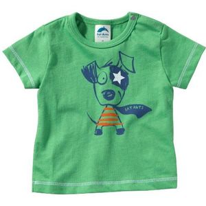 Sanetta T-shirt voor kinderen met ronde hals, korte mouwen 56 Verde (Grün (4489))