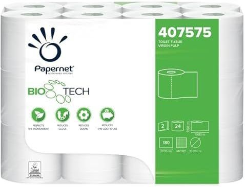 Toiletpapier - Wit - 2-laags - 100% Cellulose - Absorberend en Sterk