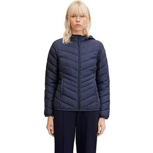 TOM TAILOR Denim Dames Lichtgewicht bufferjas 1029236, 10786 - Indigo Ink Blue, S