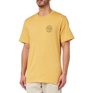 Jack Wolfskin Camp Fire T-shirt, honinggeel, S heren, Honinggeel, S