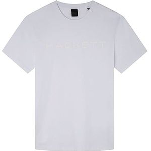 Hackett London Heren Essential Tee T-Shirt, Wit, M