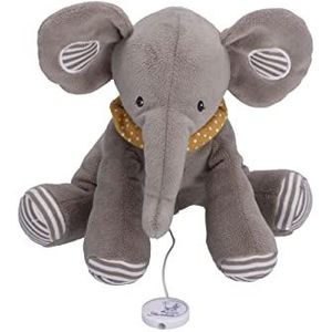 Sterntaler Unisex Muziekdoos Medium Olifant Eddy - Baby Speeldoos Inslaaphulp - Grijs