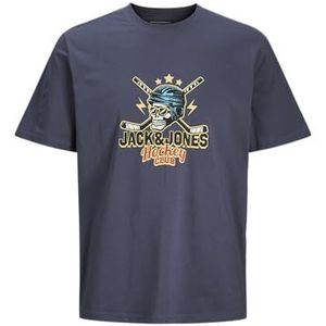 JACK & JONES JOREIGHT Skull Tee SS Crew Neck, nachtblauw, L