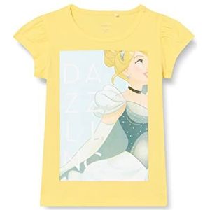 Bestseller A/S Baby-meisje NMFMOMI Disney SS TOP Box WDI T-shirt, Aspen Gold, 86, aspen goud, 86 cm