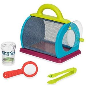 B. toys Vergrootglas met insectenvanger, loep en groot pincet, onderzoekersset outdoor, speelgoed voor buiten, tuin, bos, vanaf 3 jaar (4 delen), medium