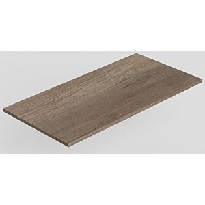 Baikal Nebraska Werkblad van hout, voor badkamer, melamine, 16 mm, verschillende uitvoeringen en maten, combineerbaar met elk modulair meubelstuk, houten plaat 1,6 cm, 90 cm