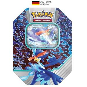 Pokémon - Verzamelkaartspel: Tin-Box Paldea-legenden – Miraidon (1 holografische kaart en 4 boosterpacks)