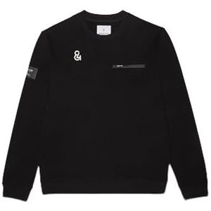 Redskins Tech Quote Sweatshirt met capuchon voor heren, Zwart, M