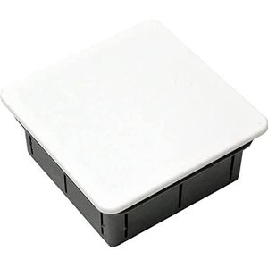 IP20 IK03 vierkante inbouw-aansluitdoos voor elektrische installaties en schakelcircuitverdeling.