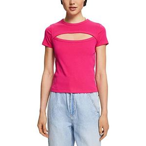 edc by Esprit Dames T-Shirt, 660/Roze Fuchsia, XXL