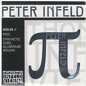 Thomastik Peter Infeld 4/4 vioolsnaar - Re Kern synthetisch, aluminium vlechtwerk, medium
