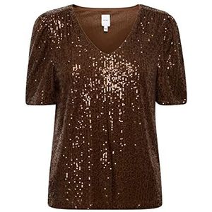 ICHI - Ihfauci Ss2 - T-shirt - Coffee Bean