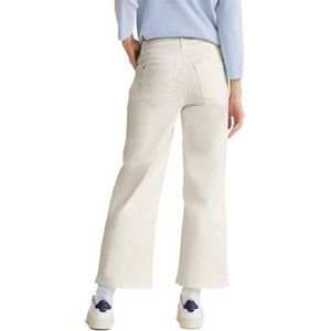 STREET ONE Culotte jeans voor dames, Zacht ecru gewassen, 31W x 28L