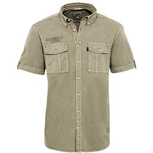 camel active heren overhemd, kaki, S