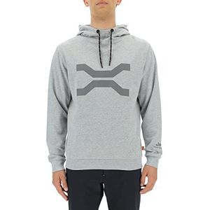 Jeep XP heren sweatshirt met capuchon en oversized opdruk van het symbool Xtreme Performance Jx22a shirt met lange mouwen voor heren