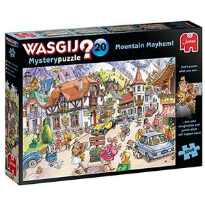 Jumbo 25002 Wasgij Mystery 20: Vakantie in de Bergen 1000 stukjes - Puzzel 1000 stukjes - Legpuzzels - Volwassenen - Nederlands - Legpuzzel voor volwassenen