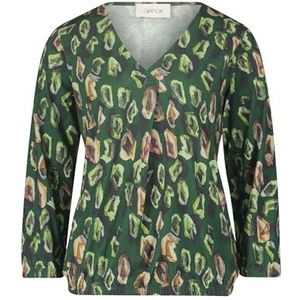Cartoon Dames blouseshirt met print, groen/groen., 38
