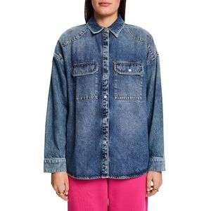 ESPRIT Damesblouse, 902/Blue Medium Wash., M
