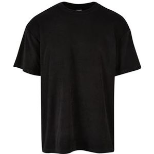 Urban Classics Heren T-Shirt Oversized Towel Tee Black 4XL, zwart, 4XL