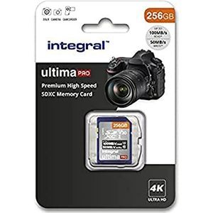 Integral SD kaart 64 GB met 6 sleuven SD-kaarthouder metaal - 4K Ultra HD Video Premium High Speed 100 MB/s lezen en 50 MB/s schrijven - SDHC V30 UHS-I U3 Class 10 SD geheugenkaart