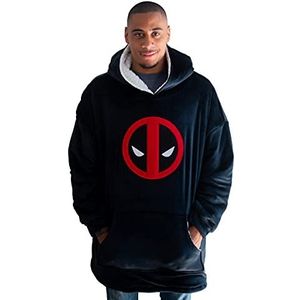 Marvel UXPOOLXSP001 sweatshirt met capuchon, zwart, eenheidsmaat, uniseks
