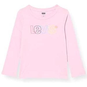 Levi's Lvg T-shirt met lange mouwen voor babymeisjes 1ed593 Peuter T-set, Geurige Lila, 6 maanden