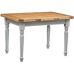 Biscottini Massief houten tafel 120x80x80 cm | Extending dining table Made in Italy | Wooden side table | Houten keukentafel