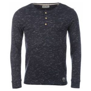 ESPRIT Heren shirt met lange mouwen Henley, Meliert-Regular Fit