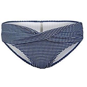 Short Stories Dames slip bikinibroek zwemmen met foldover, blauw (Blue Sea 50069), 36 NL