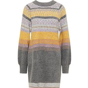 usha FESTIVAL Dames Longtrui, antraciet meerkleurig, XL/XXL, Antraciet meerkleurig., XL/XXL