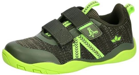 Lico - Aride V - Bareschoenen - Groen - Klittenbandsluiting