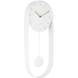 Klok Karlsson Pendulum Charm Steel White 50 X 20 cm