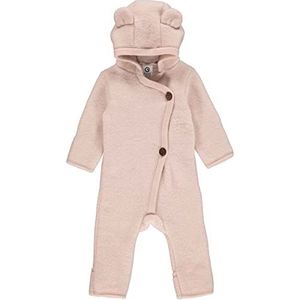 Müsli by Green Cotton Woolly fleece pyjama voor baby's en kinderen, kleine meisjes, Spa Rose, 56-62