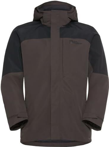 Jack Wolfskin - Romberg 3In1 - Jas - Heren - Waterdicht - Winddicht - Ademend