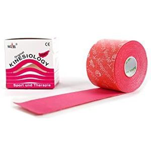 Nasara Originele kinesiology tape, 5 cm x 5 m, roze