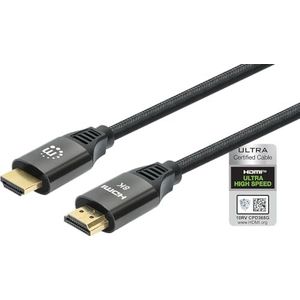 HDMI MANHATTAN 8K @60HZ HDMI-kabel met ethernet kanaal M./M. 1M