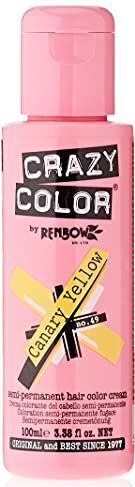Crazy Color by Renbow 49 Canary Yellow, 100 ml