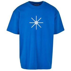 Mister Tee Upscale Unisex T-shirt Error Oversized Tee, T-shirt met opdruk, oversized fit, streetwear, cobalt blue, XL
