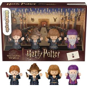 LittlePeople Collector Harry Potter en de Steen der Wijzen Film Speciale Uitgaveset voor Volwassenen en Fans, 4 Personages, HVG45
