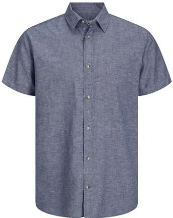Jack & Jones Summer Linen Overhemd Met Korte Mouwen