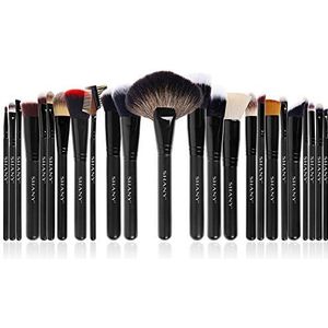 SHANY SHANY Cosmetics Pro Signature Borstelset, 24 stuks, handgemaakte natuurlijk/synthetische borstel met houten handvat