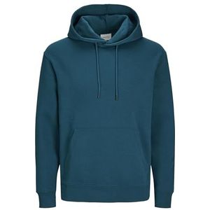 JACK & JONES Effen capuchontrui voor heren, Deep Teal, XS